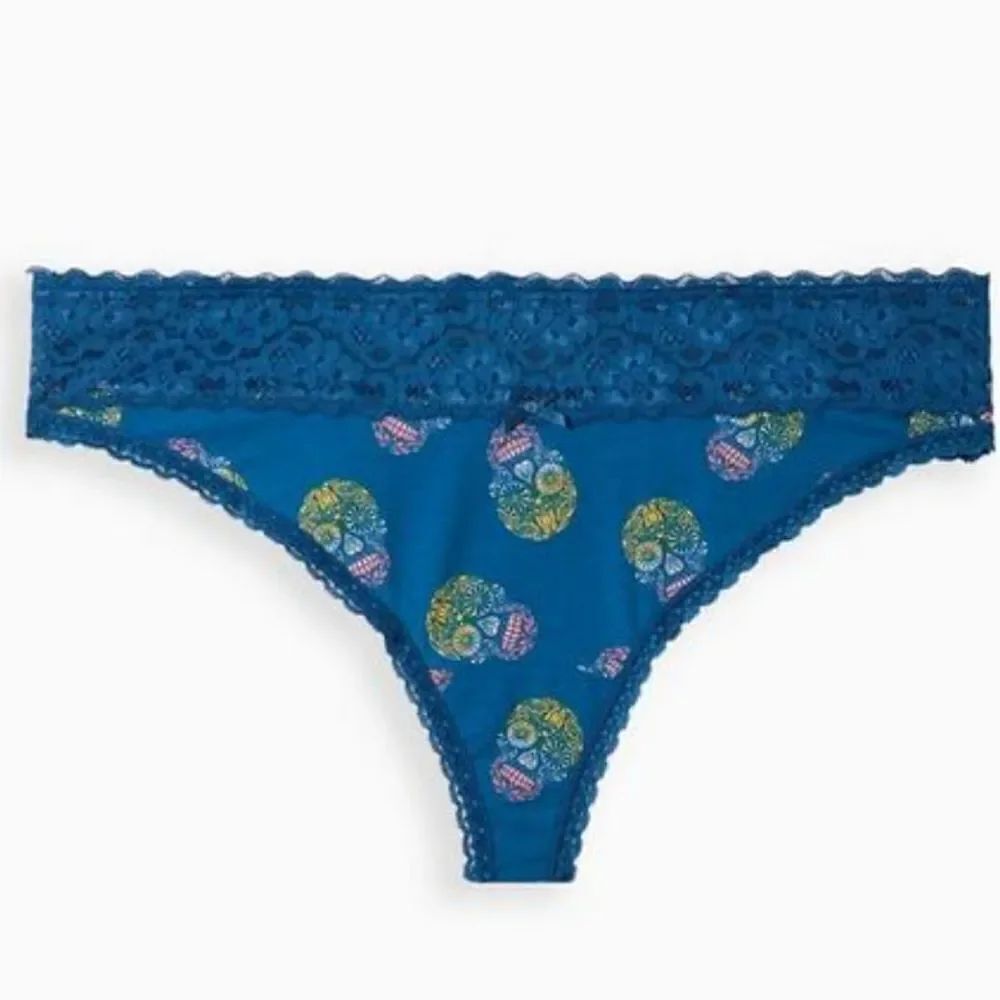 Torrid Cotton Mid-Rise Thong Panty